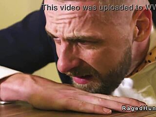 Realtor takes client’s hard anal pounding with cum finish