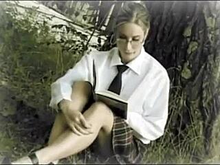 Teacher’s Pets Seduce In Retro Stockings Hardcore Scene