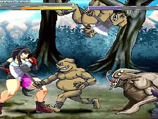 what’s behind tifa’s orc creampie in hentai parody?