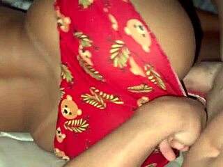 Wife teases husband with tiny shorts for fun