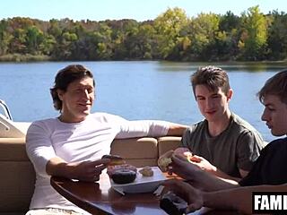 Stepdaddies and Twinks Share Boat Passion