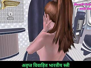 Marathi 3D Cartoon Girl’s Nude Airplane Poses