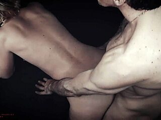 mature whore takes hard anal creampie
