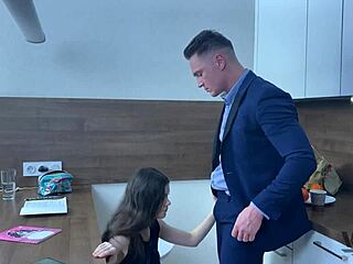 TEACHER'S BOLD PASSION OVERWHELMS YOUNG STAR!