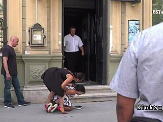 Hungarian slave exposed in public debut