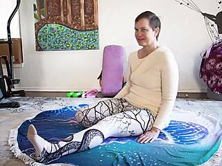 Goddess Aurora Willows leads steamy yoga domination class