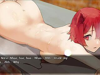Dragon slayer’s teasing fingering in hentai game