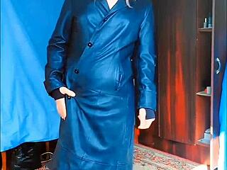 sissy crossdresser rocks alluring dress for webcam