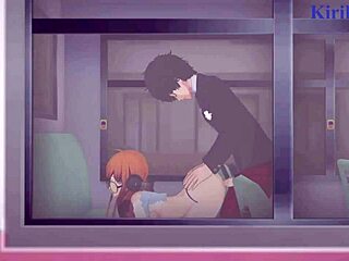 Futaba, Ann, And Ren In Wild Persona 5 Hentai Sex