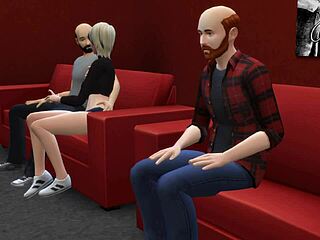 Shy Wife’s Daring Share At Porn Cinema