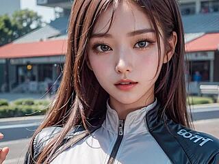 What’s with these 3D teen racers touching?