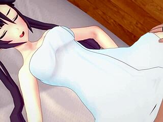 Mona’s Daring Towel Drop for Uncensored 3D Fuck