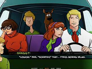 velma’s extreme throat fuck in scooby parody