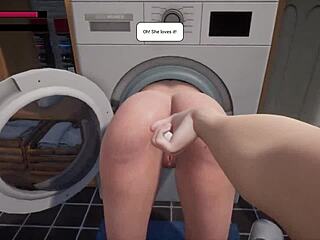 Step Mom's Naughty Cartoon Spin