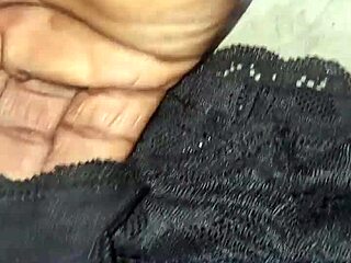 wife’s filthy panties licked and sniffed