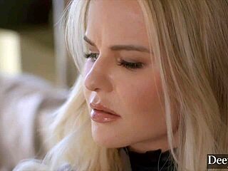 Blindfolded Blonde's Deep Passion