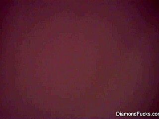 Naughty shower fun with Diamond Kitty
