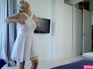 European Teen Stepsister Zazie Demands Pussy Lick First