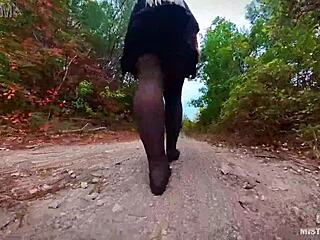 forest goddess teases wild