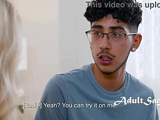 Virgin Dieogo Watches Blonde Milf Masturbate And Joins