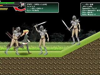 Cute Blonde Hentai Girl’s Army Battle Sex Scene