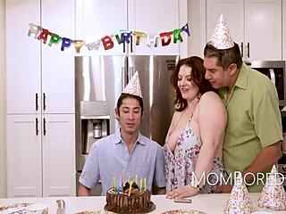 Emmy Demur Fucked By Stepson On Birthday Before Husband