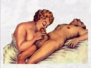 vintage erotic art with a daring twist