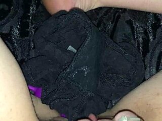 Ready to jerk with step-sister’s damp panties?