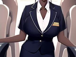 flight attendant hentai feels so taboo