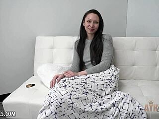 minnie boom teases with fingers in wet pussy