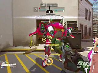 Lewdneko's Overwatch anime play with spanking part 2