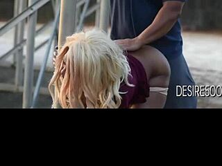 Wet Pussy Pounded Public Doggystyle