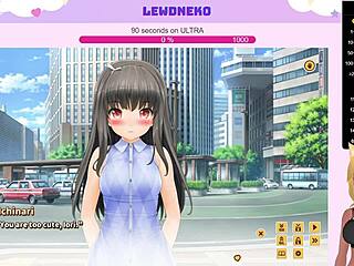 Vtuber Lewdneko plays Love Cubed with loud moans