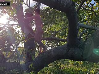 Wife Rides Massive Cock In Amazon Jungle