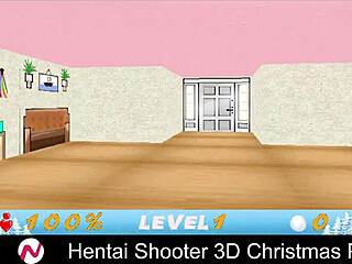 Hentai shooter 3d fucks at christmas party