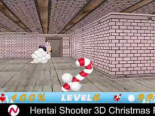 Hentai shooter 3d fucks at christmas party