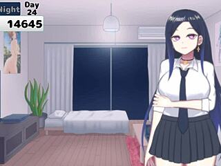 Horny Megu Gets Naked in Anime Ep 5