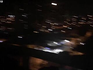 Bold naked teen shines on são paulo supermoon