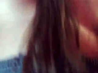 stepsister rides hard with filthy moans