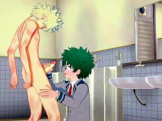 Midoriya and Bakugou in Fierce Clashes