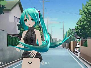 Miku’s Bold Dance in Tight Dress for 3D Comic Fans