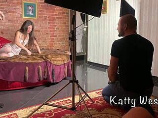 erotic model katty west’s nude backstage photoshoot at 18