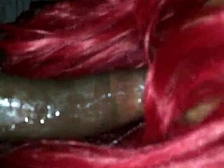 red head goth tranny sucking bbc at wild house party tonight