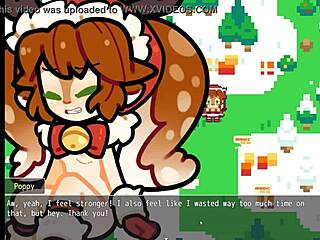 Explore Poppy's outdoor Christmas hentai thrill!