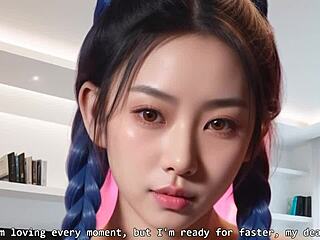 18-year-old Japanese beauty rides