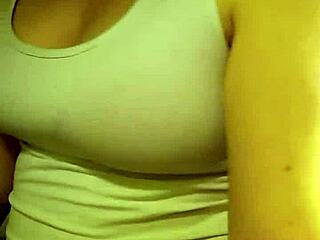 white crop top babe with huge breasts groped