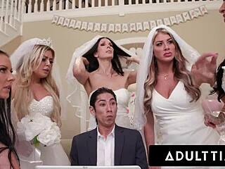 Big Titty MILF Brides Bang Wedding Planner