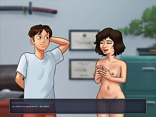 Summertime Saga: Office Fuck with Cute Friend