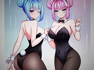 Mika and Maki Compete in Farting Showdown