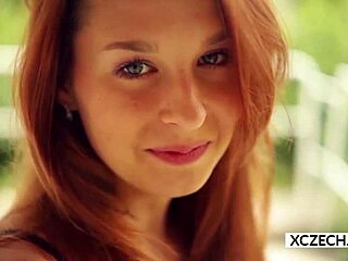 awesome eve plays with her body in czech solo